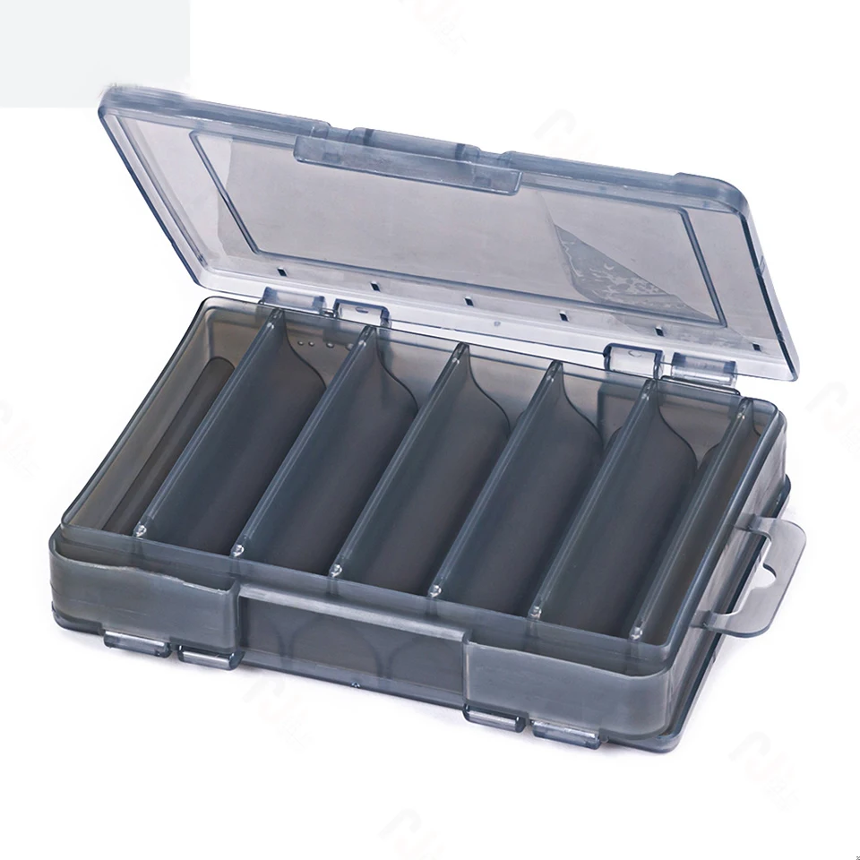 Caja de aparejos doble capa – Organizador portátil con compartimentos - imagen 2
