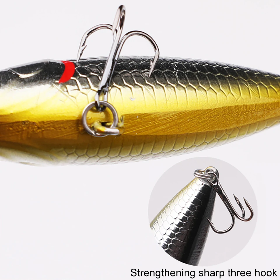 WALK FISH-señuelo duro de Pesca flotante Artificial, cebo de agua superior para perros, aparejos de Pesca Wobbler, 6cm/6,5g - imagen 2