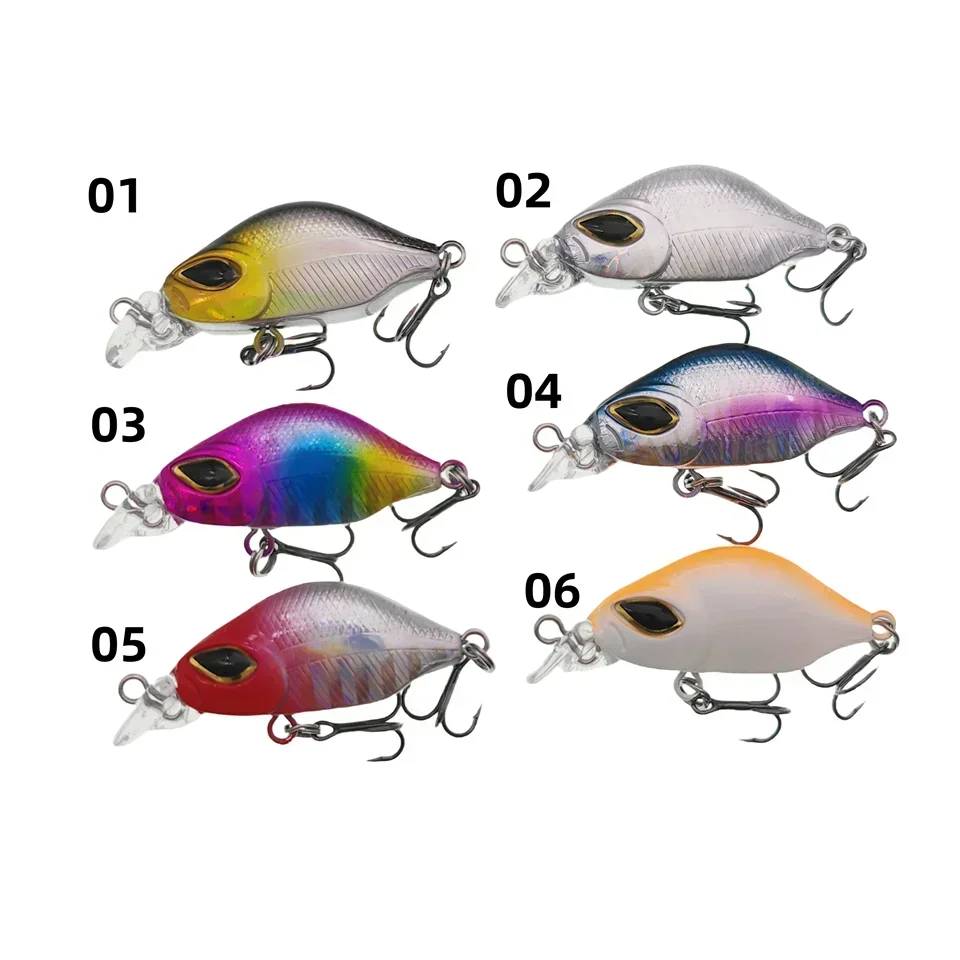 Mini Minnow de hundimiento rápido, cebo duro de tiro largo, crankbait, perca, Wobblers, 1 piezas, 40mm, 3,3g - imagen 4