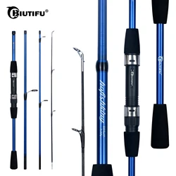 Caña baitcast ultraligera Felenhai Travel Carbon 4/5 tramos trucha