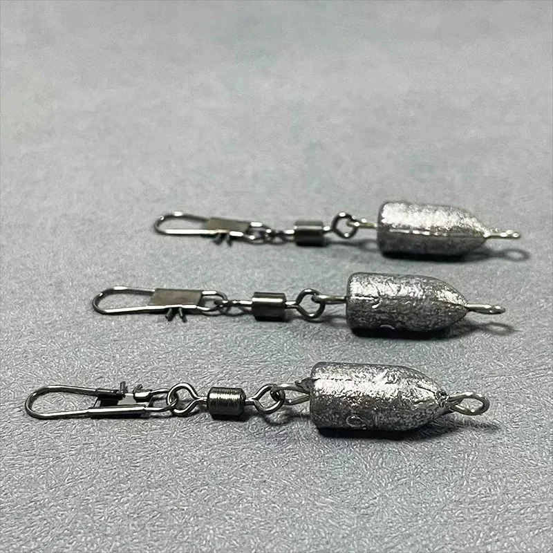 Conectores doble bucle anti-enredos para plomos de pesca agua salada - imagen 4