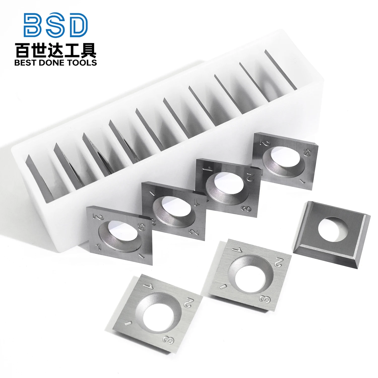 Insertos reversibles de carburo para madera – 30° y 35° con tornillos - imagen 2