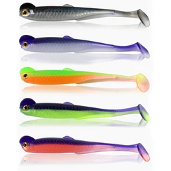 Vinilos Shad cola de paleta – Drop Shot y Texas Rig para Black Bass