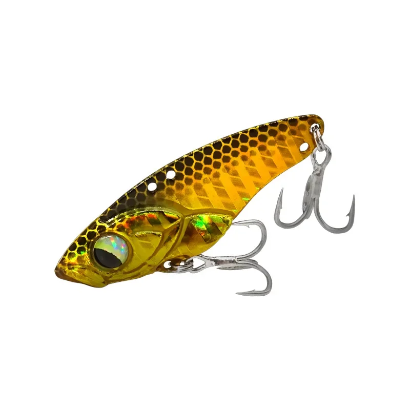 Señuelo de pesca de Metal VIB, 1 piezas, cuchara de vibración, cebos Crankbait para lubina, Wobbler, cebos duros para Cicada, aparejos ViB - imagen 4
