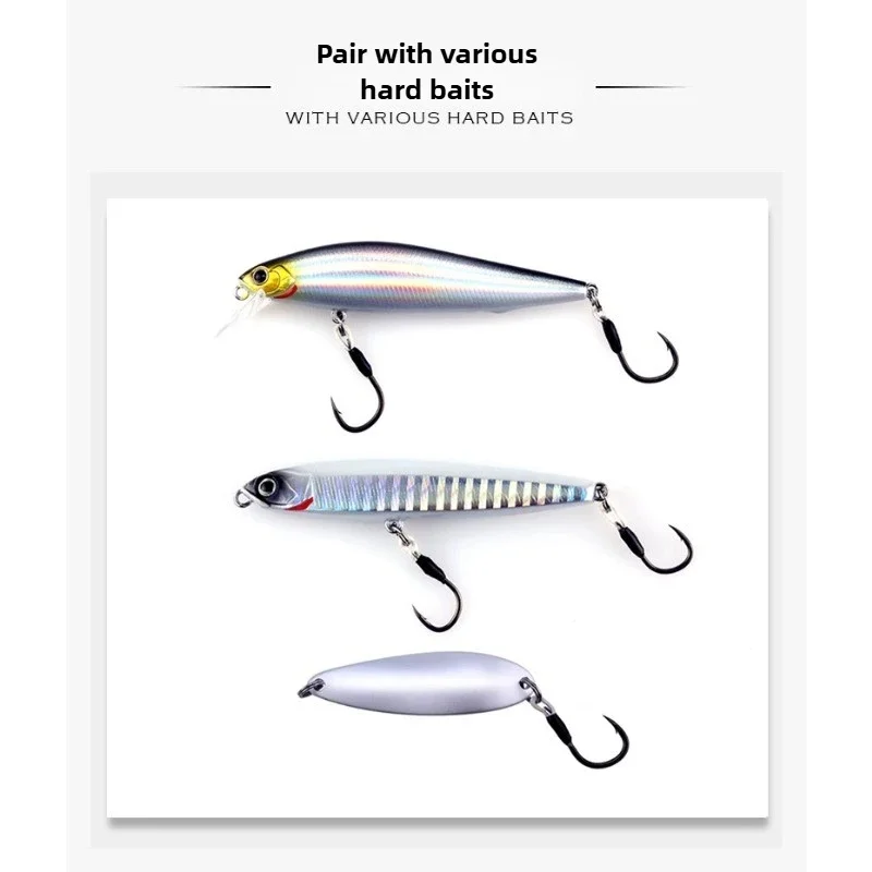 Señuelo de Pesca BKK, Señuelo Duro Individual Super Slide, Anzuelos de Placa de Hierro, Anzuelo VIB - imagen 5