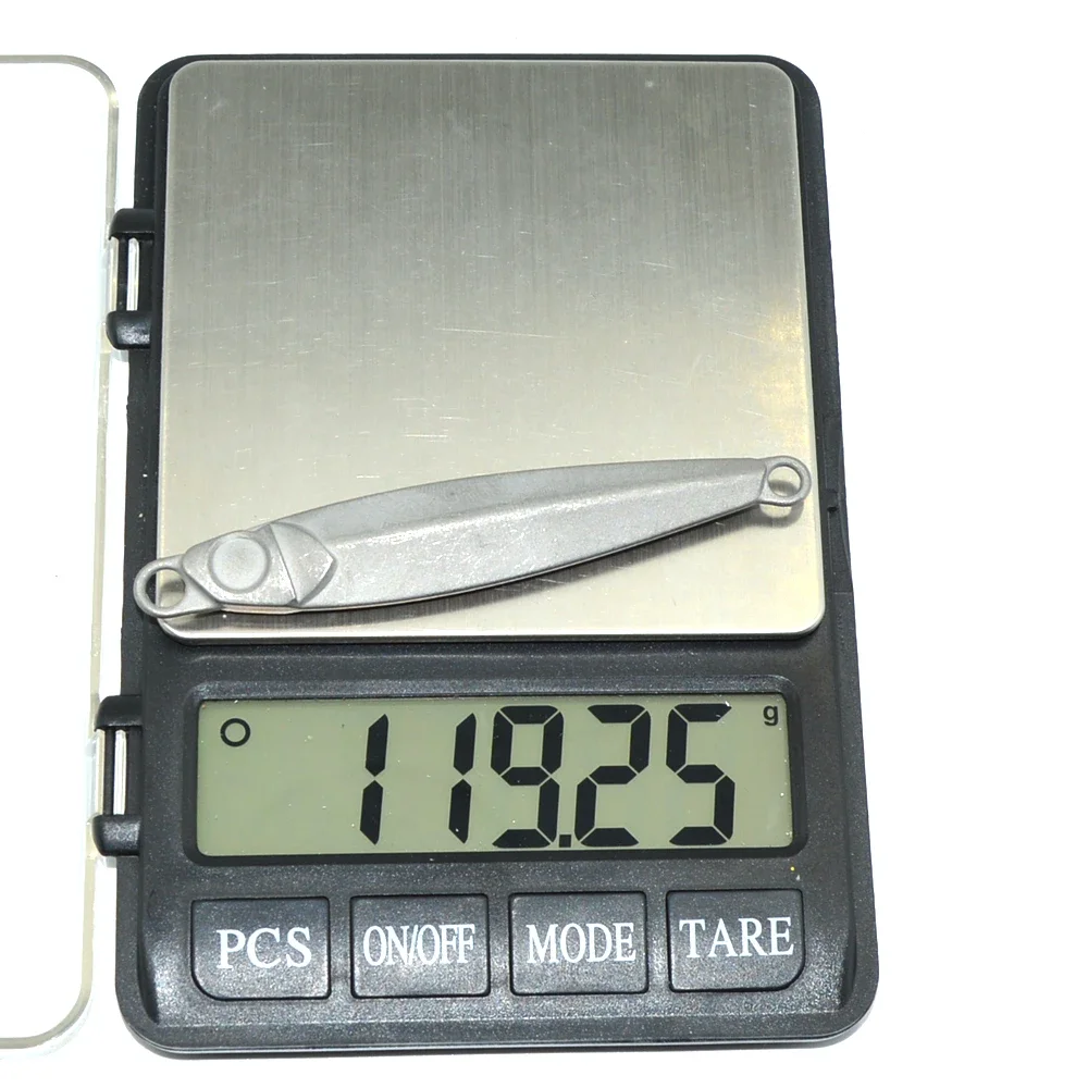 TAKEDO BY06 10g 20g 30g 40g 60g 80g 100g 120g señuelo de pesca sin pintar espacios en blanco señuelos de Jigging de tungsteno cebos de plantilla de Metal - imagen 5