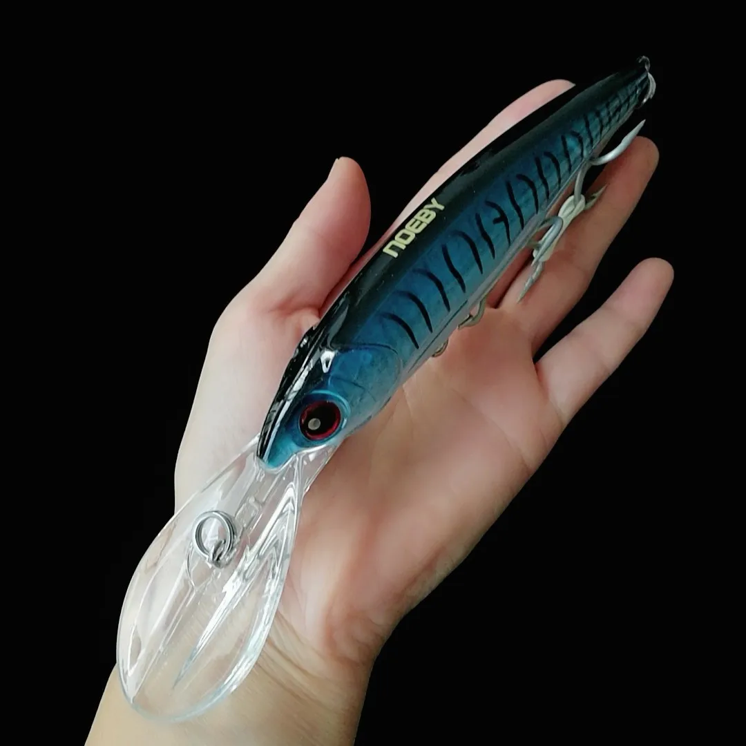 Noeby-SEÑUELOS DE PESCA DE piscardo, cebo duro flotante que se hunde, 14cm, 52g, 6 piezas - imagen 4