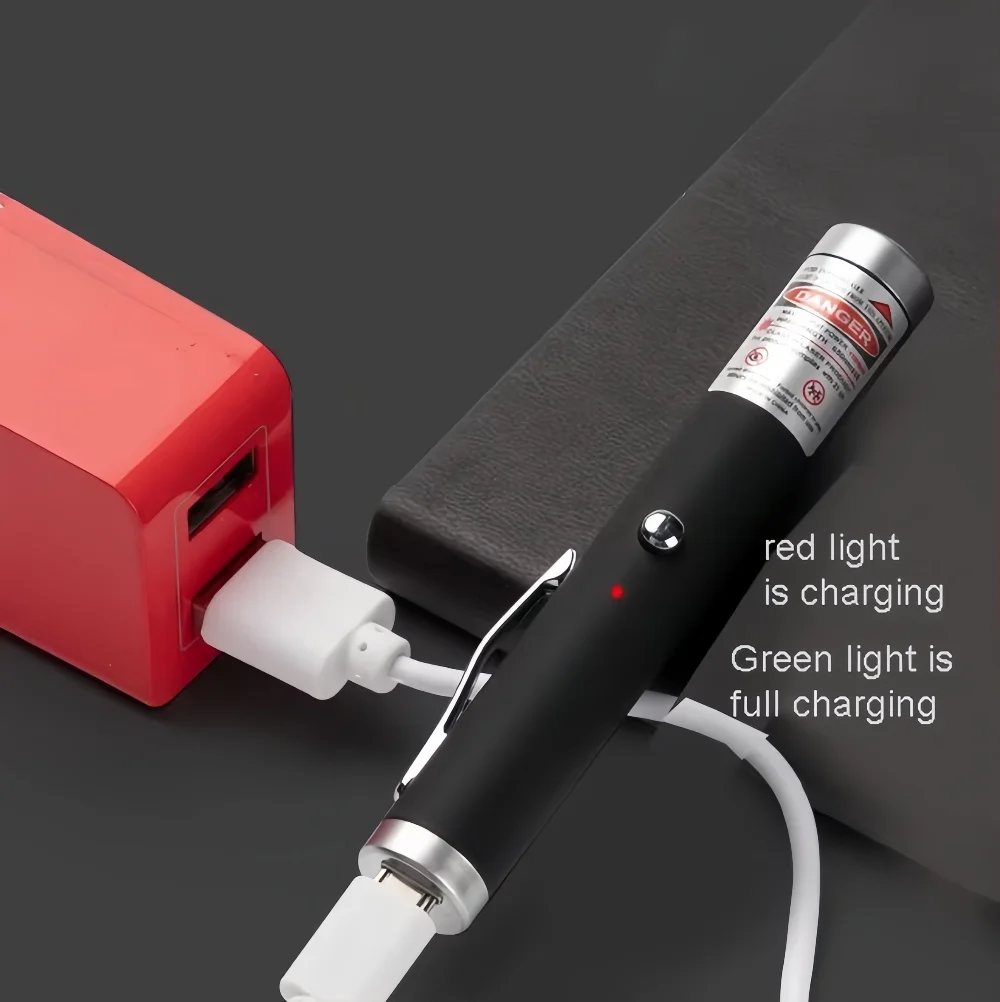 Mini USB puntero láser verde mira láser antorcha de entrenamiento mascota gato cosquillas juguete linterna para enseñanza turística ﻿ - imagen 5