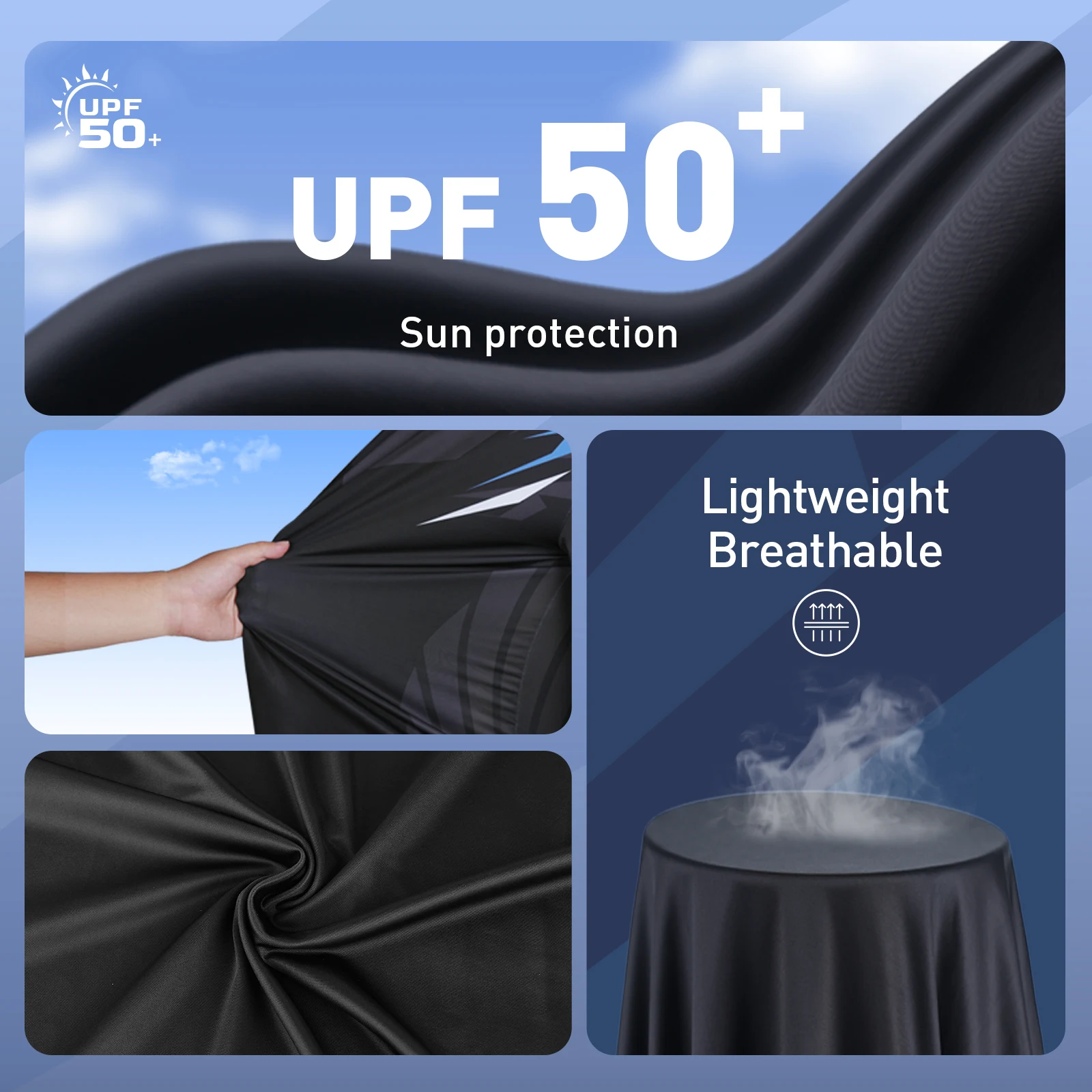 HANDING Fisherman Ropa de pesca transpirable, secado rápido, UPF50 +, Anti-UV protector solar, protección solar, camisa de pesca - imagen 5