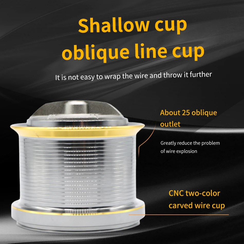 Carrete de pesca giratorio con rodamiento de acero inoxidable NGK 8000 9000 10000 12000 14000 25KG carrete potente arrastre de agua dulce y salada - imagen 4