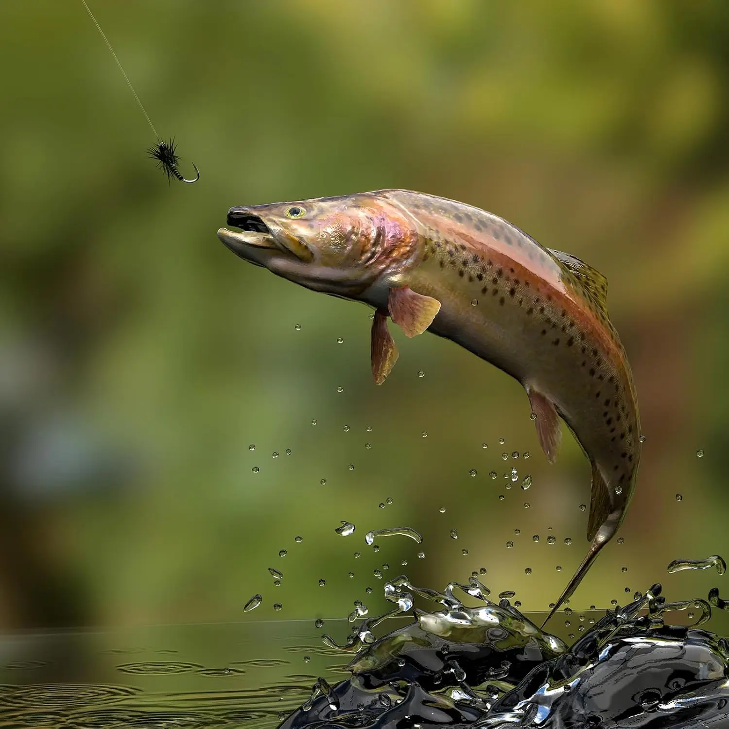 TAKBAS 10 paquetes/juego de materiales de atado de pesca con mosca Flash, 15 colores surtidos, decoración de señuelo de anzuelo de sedal de pesca con mosca Ideal - imagen 5