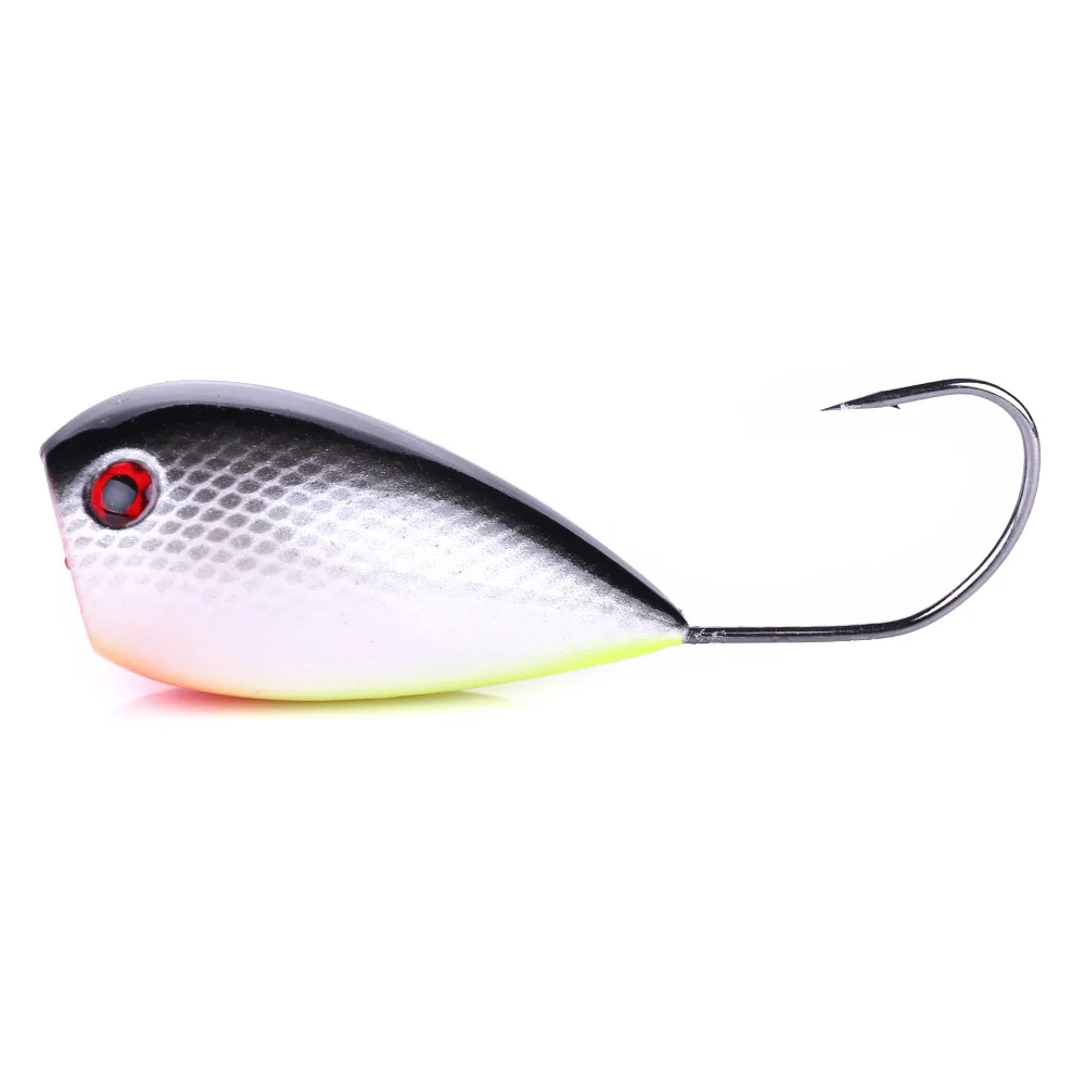 Popper Huevo Croata Boca Grande – Señuelo duro con anzuelo simple - imagen 3