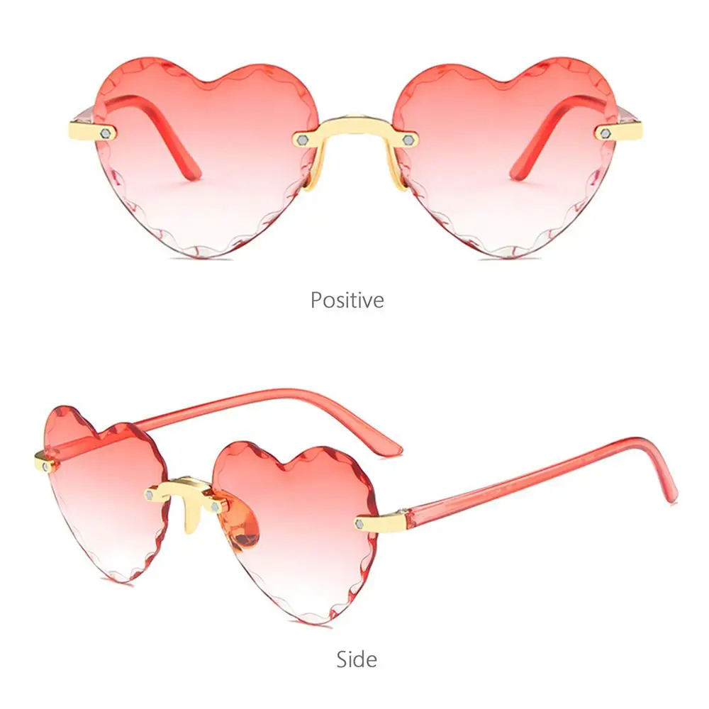 Gafas de fiesta para Cosplay, gafas de sol con forma de corazón, gafas de sol con forma de corazón de amor, gafas de sol para mujer - imagen 2