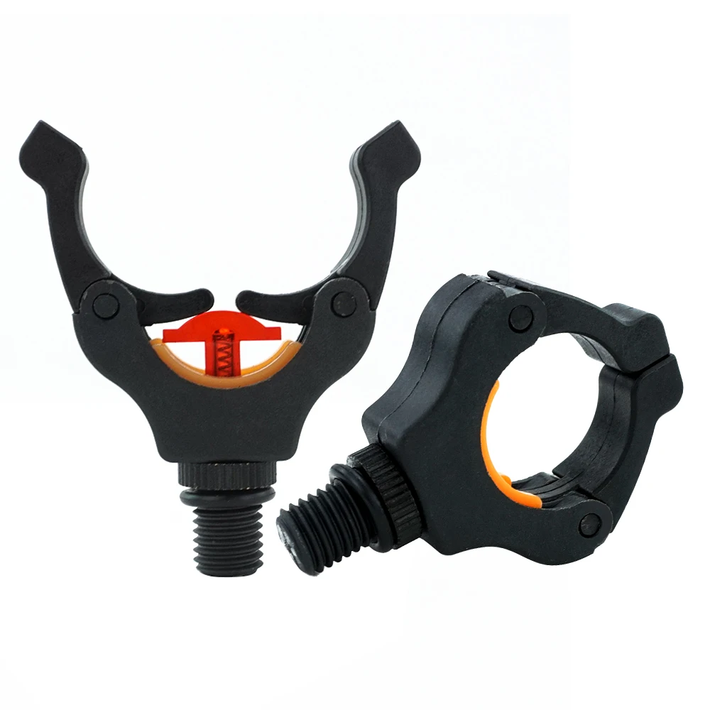 Hirisi 2 piezas de soporte de caña magnética + 2 piezas de bloqueo de caña elástica AC500 - Juego de accesorios de soporte de caña de pescar de carpa - imagen 5