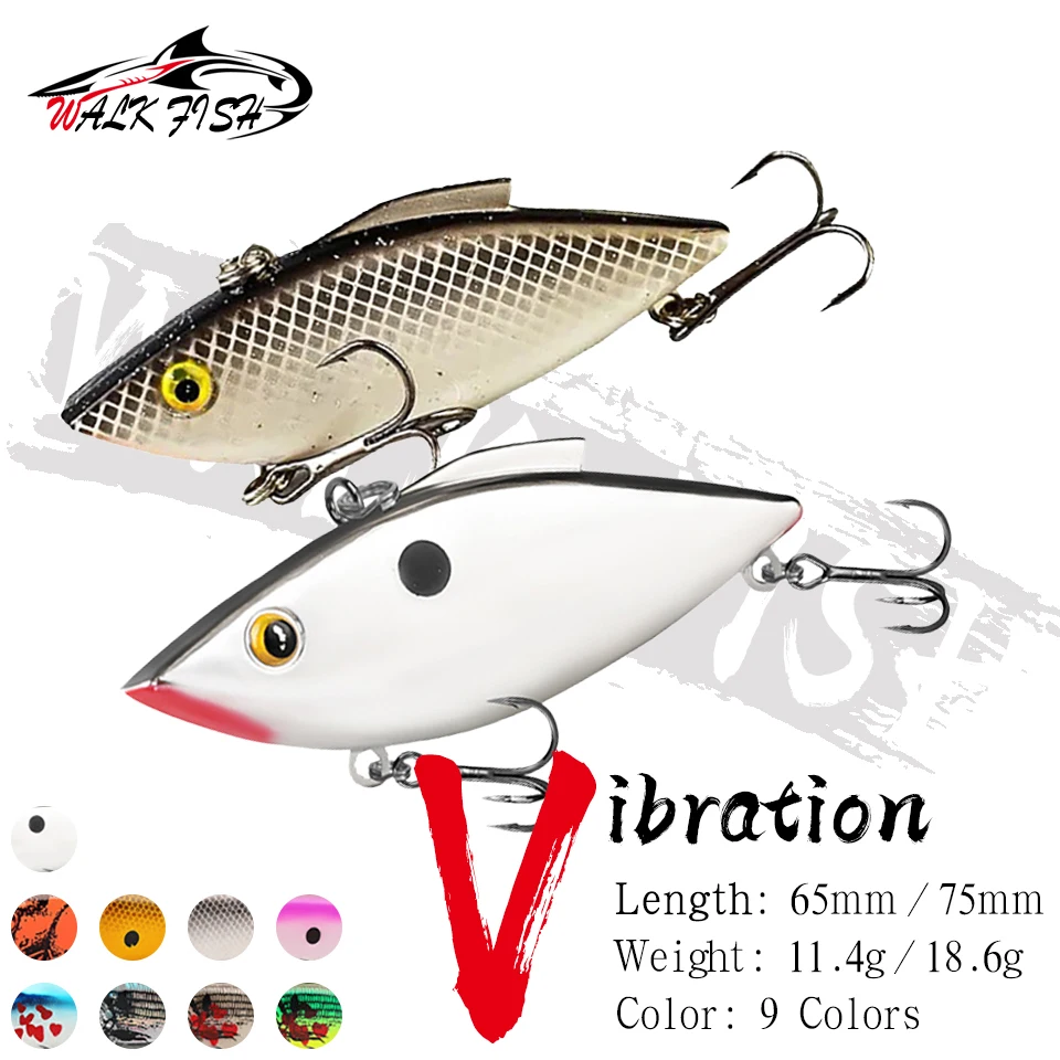Crankbait WALK FISH vibratorio – Señuelo hundidor para Lucio - imagen 3
