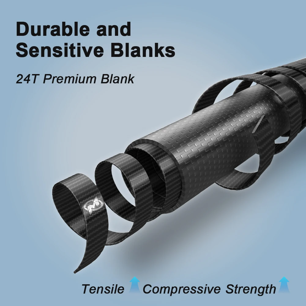 MIFINE PIONEER MINI caña de pescar telescópica 24T fibra de carbono cañas giratorias ligeras CW 1-10g 4-17g 6-28g L/M punta Tubular de pescado - imagen 5