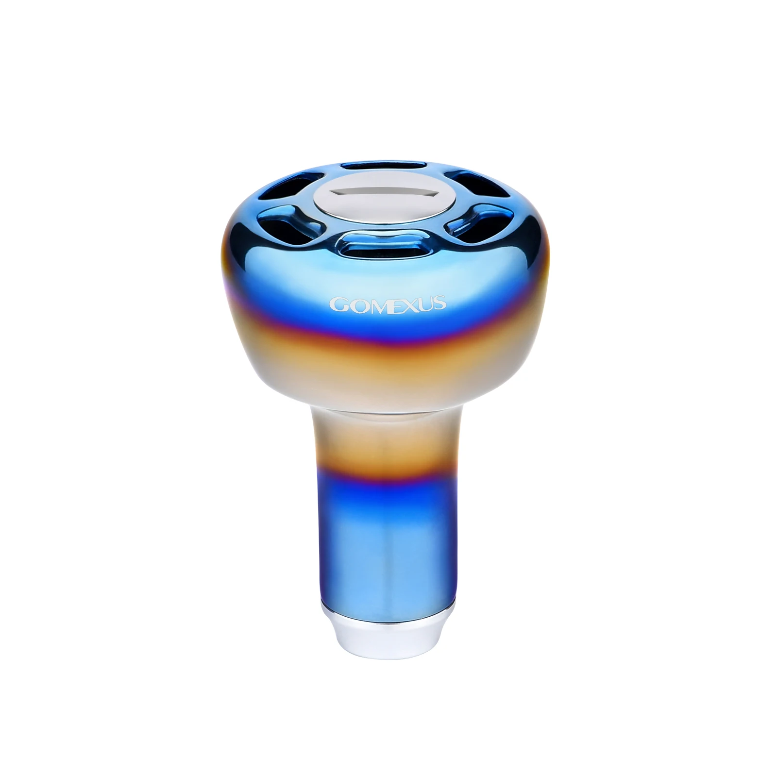 Gomexus-mango eléctrico de titanio de 120mm con perilla de 30mm para carrete Shimano Antares Bantam Metanium Daiwa Steeze Zillion Tatula - imagen 2