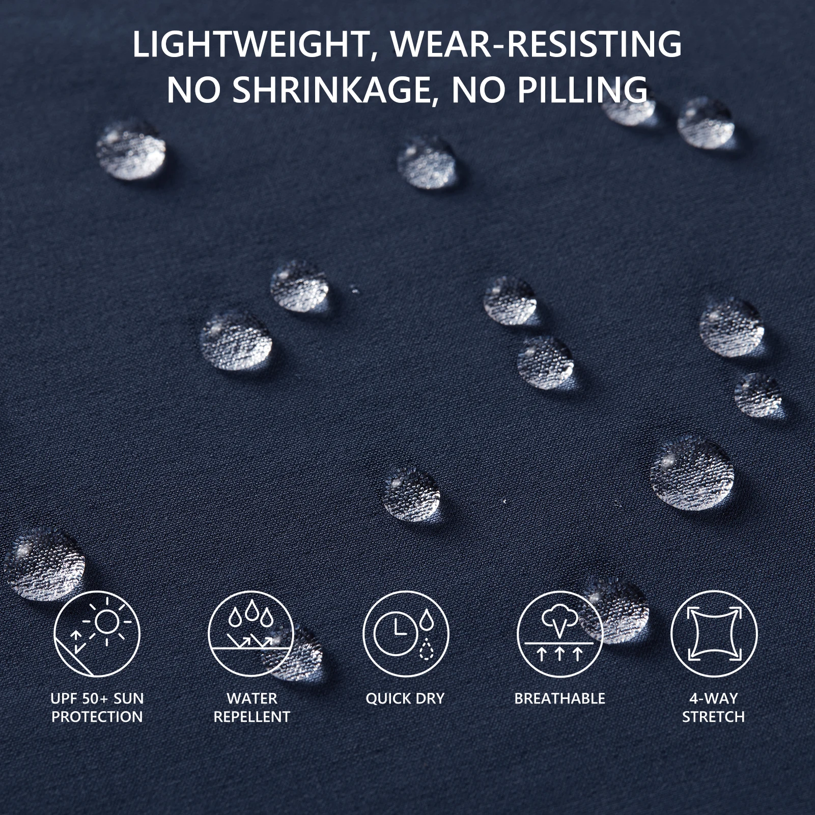 Lightbare-pantalones de senderismo ligeros para mujer, pantalones elásticos de secado rápido, resistentes al agua, UPF 50 + con bolsillos, para verano y exteriores - imagen 4