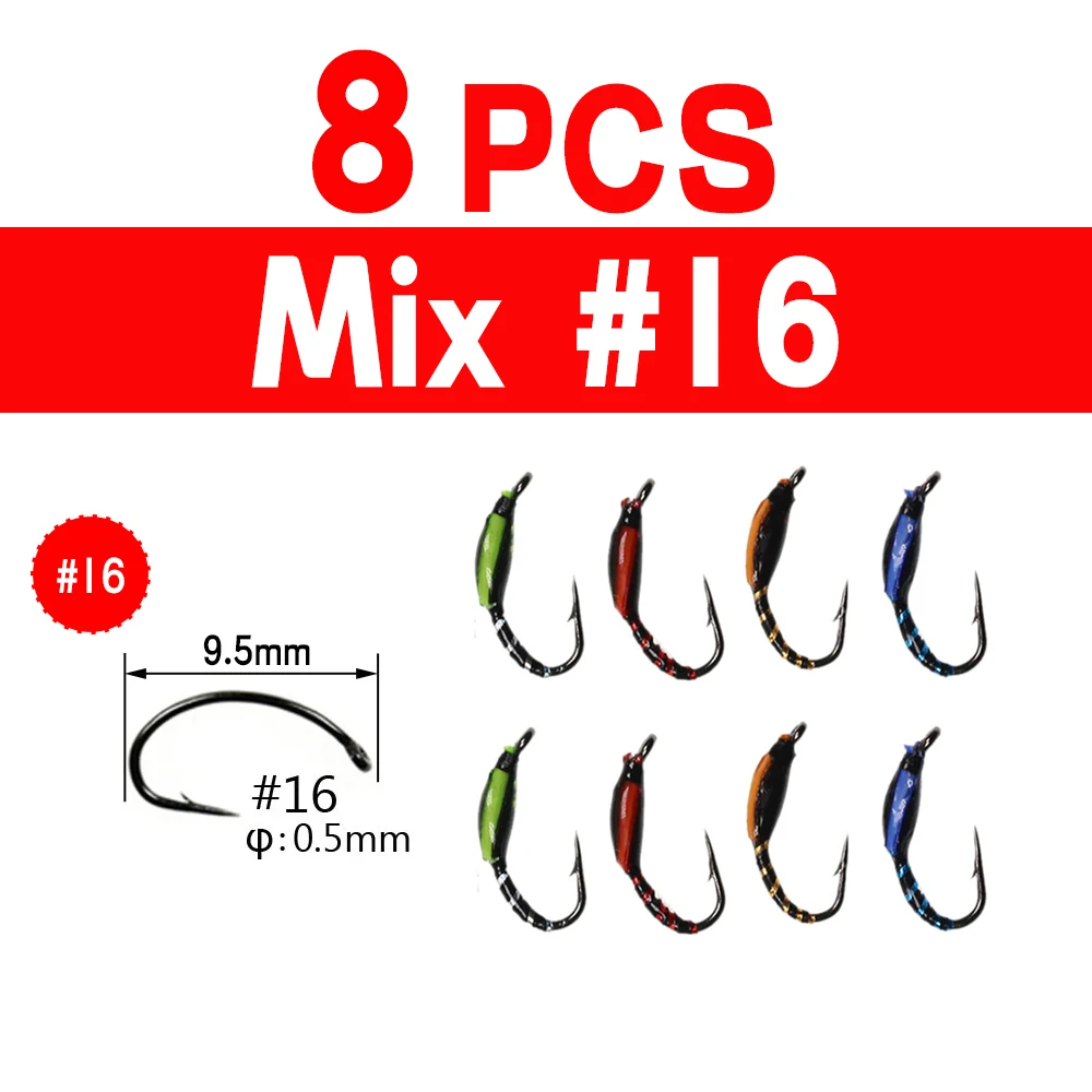8pcs mix 16