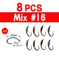 8pcs mix 16