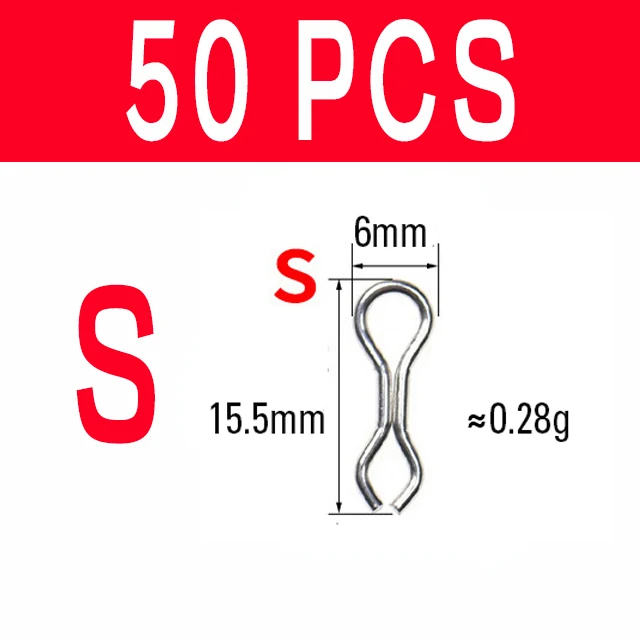 50pcs Steel S