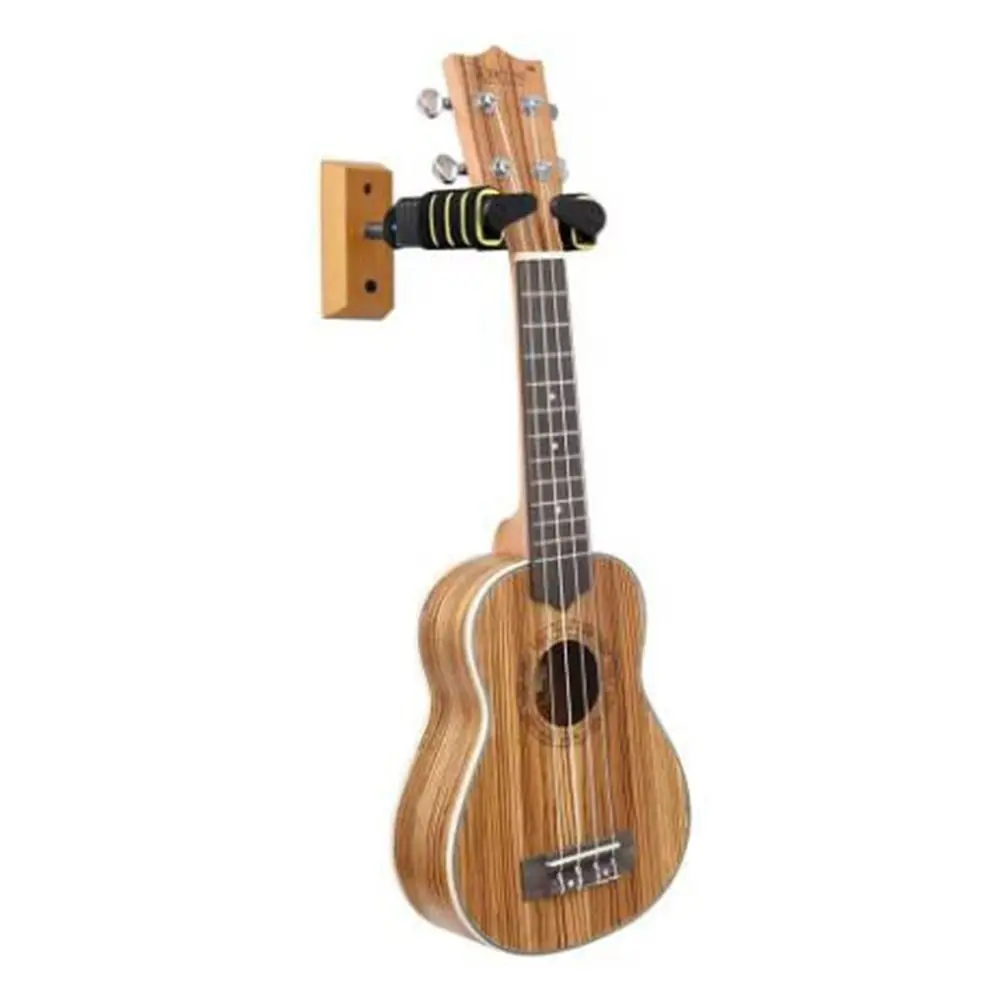 Colgador de guitarra de Metal, Base de madera desmontable, estantes para guitarra, bloqueo automático por gravedad con cuerda de esponja, estante de almacenamiento para instrumentos, violín - imagen 2