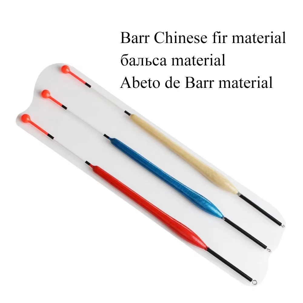 NGB 10 Uds 2g 3g 4g 5g flotador de Pesca Bobber Set Barguzinsky Fir Pesca longitud boya Vertical larga para aparejos de Pesca de carpa - imagen 5