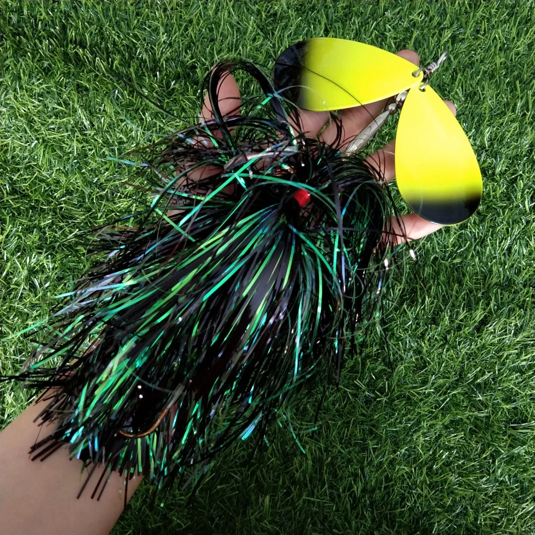 Swolfy 1pc 25cm 94g cebo giratorio de pesca, cebo giratorio para Lucio, lubina y trucha, Señuelos de Pesca para agua dulce y salada - imagen 4