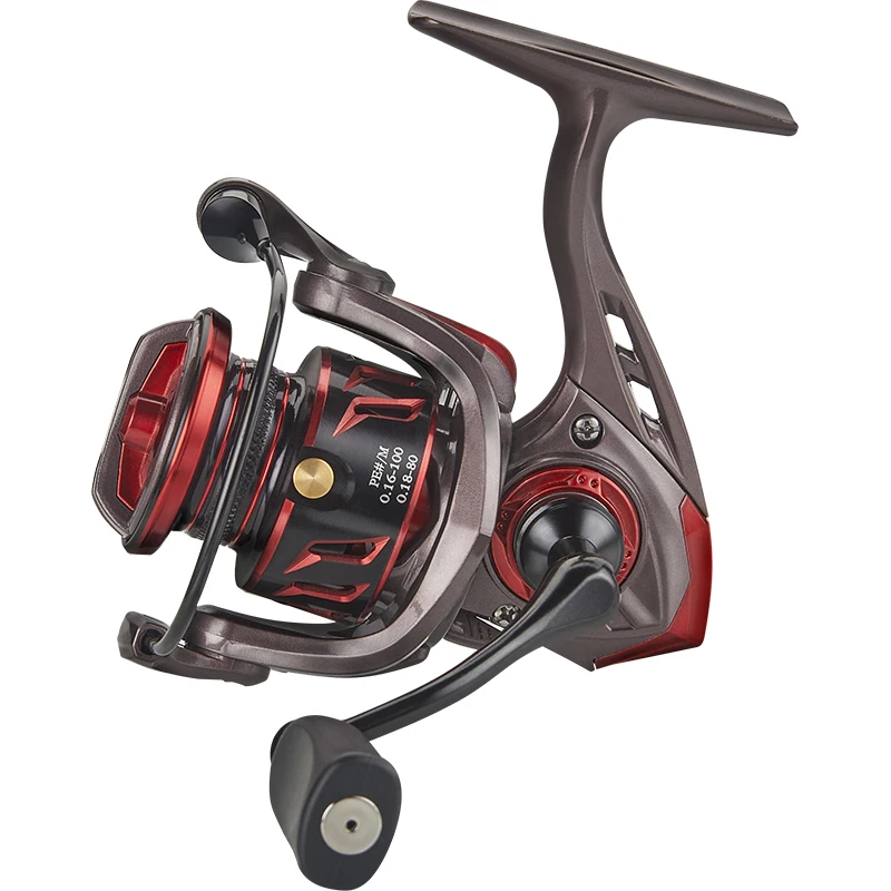 DEUKIO nuevo innovador carrete giratorio resistente al agua 4 + 1BB 4,5 KG potencia máxima de arrastre 5,2: 1 carrete de pesca para pesca en agua dulce - imagen 2