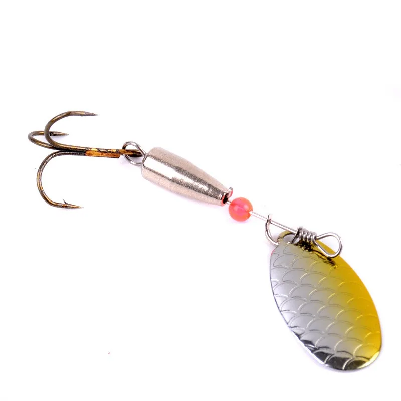 Cuchara Giratoria Metal 6cm 4g – Wobbler para lubina y trucha - imagen 2