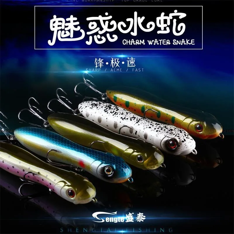 Topwater-señuelo duro Wobbler de 16g y 100mm para pesca de lubina, cebo duro para agua dulce y salada - imagen 2