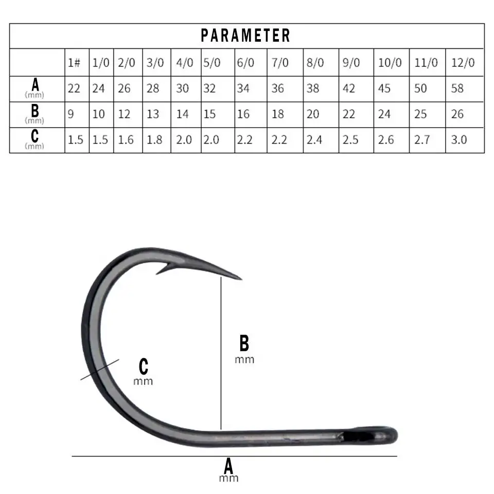 Anzuelos Mustad 10827NP con púas y ojal para pesca marina