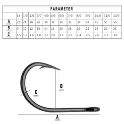Anzuelos Mustad 10827NP con púas y ojal para pesca marina
