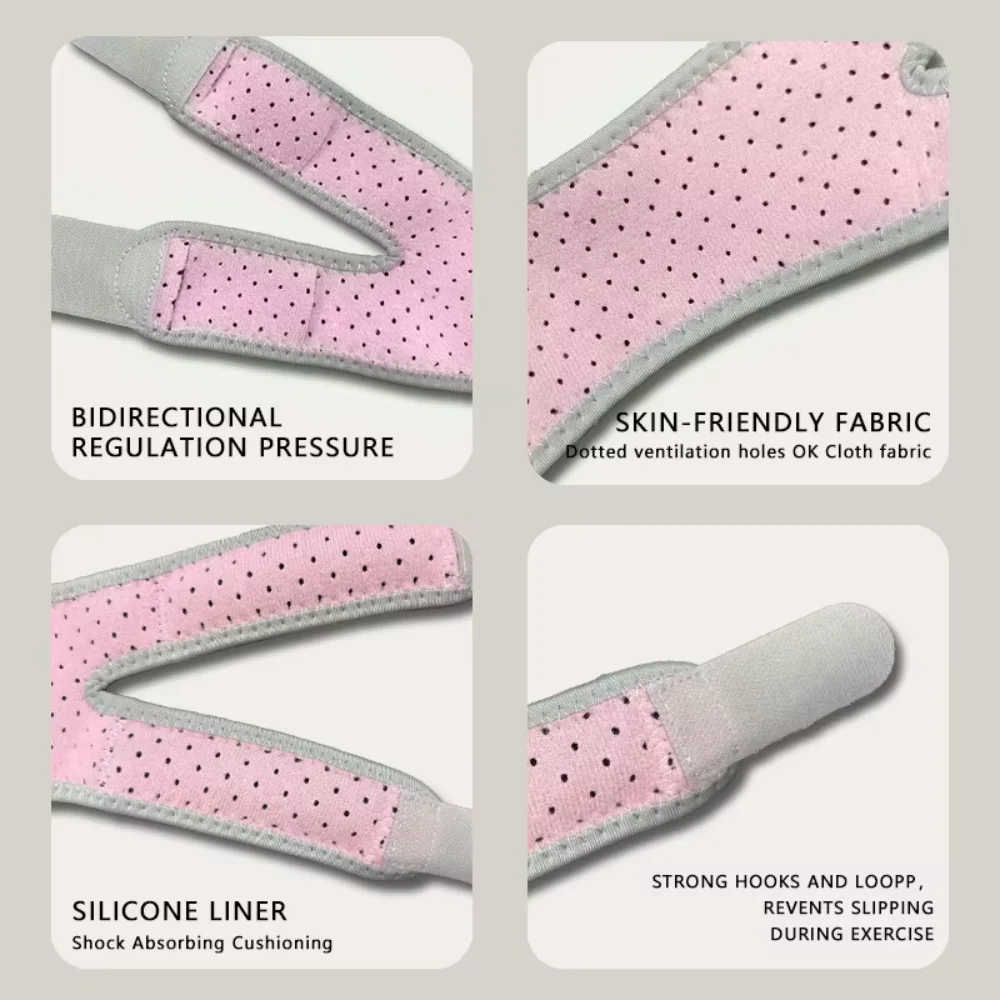 Verstelbare Ondersteuning Sport Kniebeschermer Ademend Schokabsorberende Fitness Knieschijven Antislip Patella Kniebrace Verlichten van Kniepijn - imagen 3