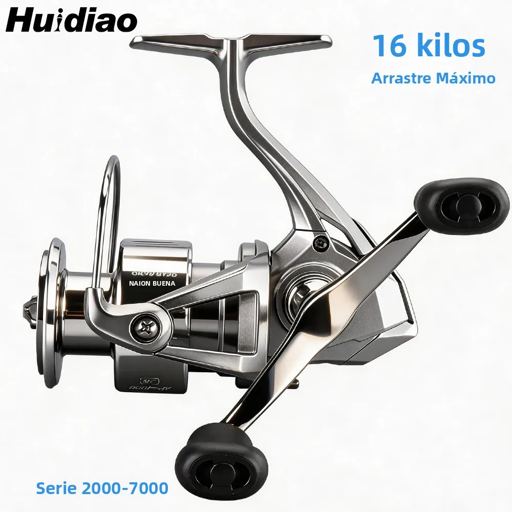 Huidiao Stella 2000-7000 Carrete Giratorio para Agua Dulce y Salada