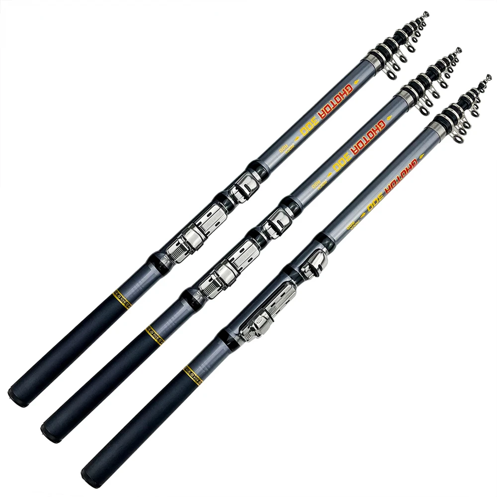 Mini caña de pescar giratoria de fundición de cebo, alta calidad, 4, 5, 6, 7, 8, 9, 10 nudos, viaje de carbono, ultraligera, subcaña Flexible de carretera - imagen 5