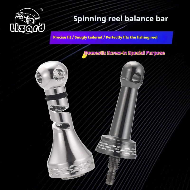 Barra equilibrio giratoria para manivela de carrete – Repuesto pesca - imagen 4