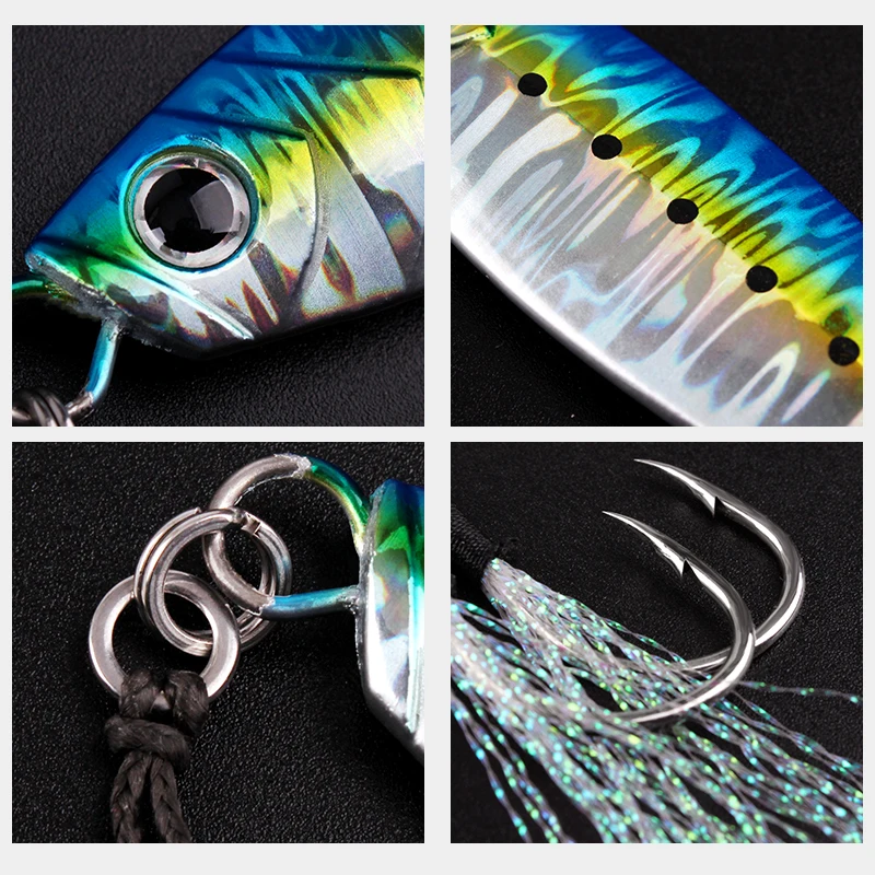 Cuchara de Jigging SF10 – Señuelo metálico para lubina desde costa - imagen 3