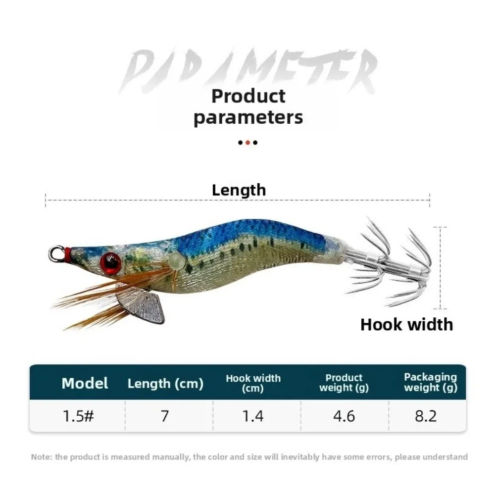 Jig Luminoso para Calamar y Pulpo – Señuelo pesca profunda - imagen 2