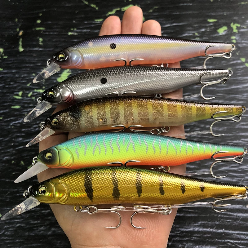 Señuelo de Pesca de pececillo hundido, cebo duro Artificial Wobbler para trucha, carpa, Swimbait, accesorios de Pesca, 115mm, 16,7g - imagen 2