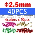 40PCS 2.5mm MIX