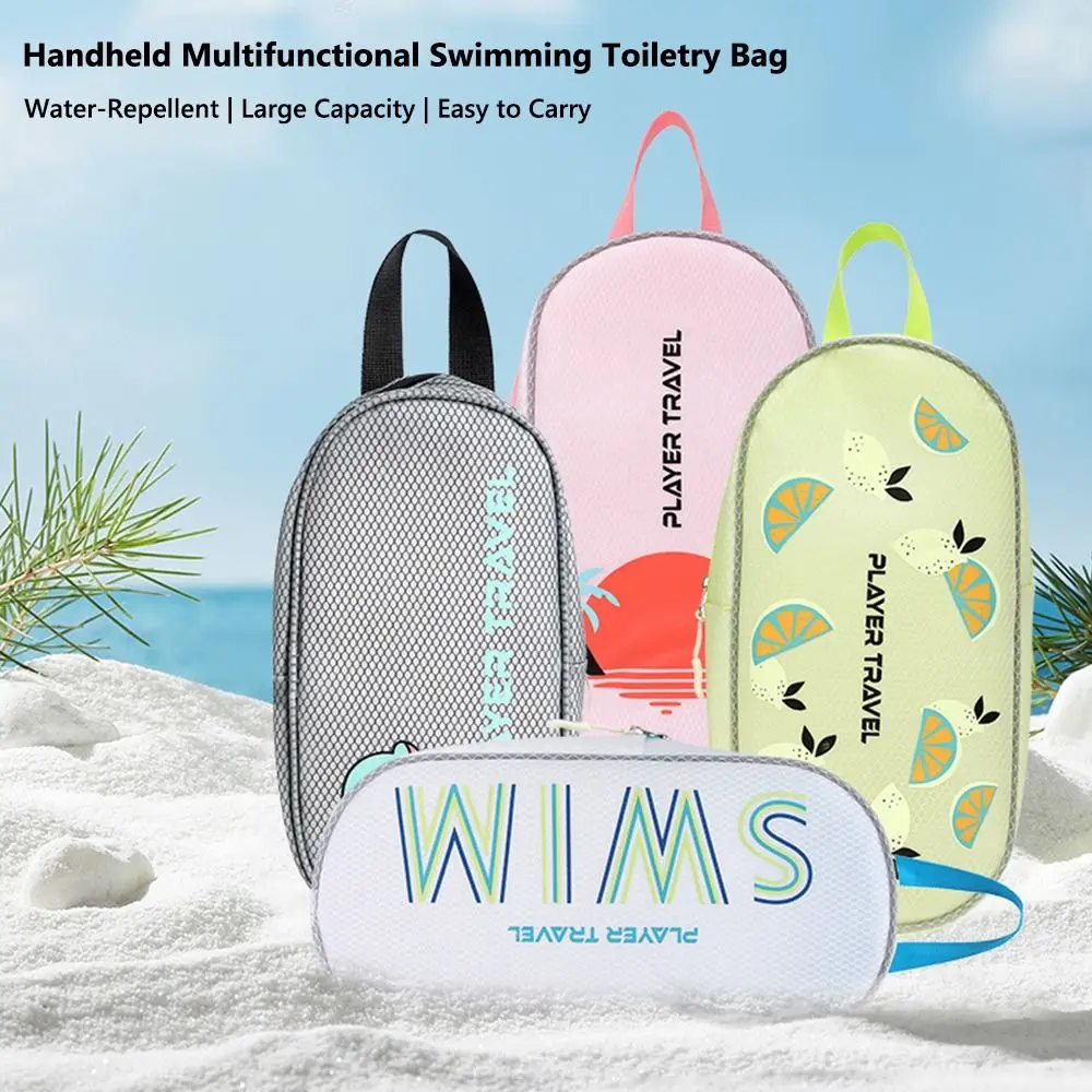 Bolsa de natación impermeable para exteriores, bolsa de almacenamiento portátil para traje de baño, bolsa de lavado con separación de ropa seca y húmeda para deportes y gimnasio - imagen 4