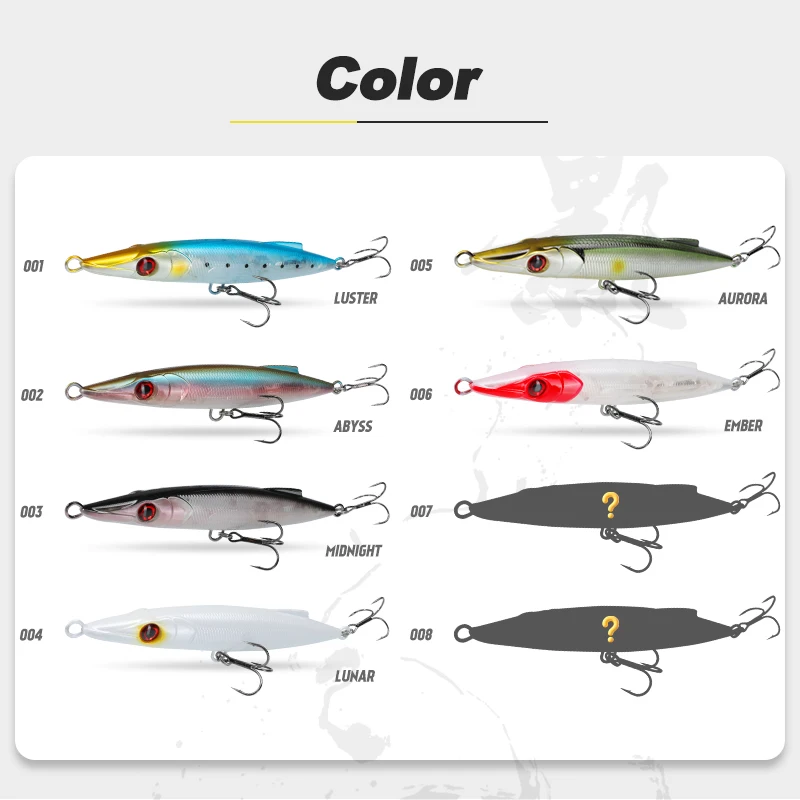 Señuelo de pesca con lápiz D1 ChiLume 130F, 130mm, 25g, cebos flotantes WTD de fundición larga, Wobbler, Stickbait, aparejos de pesca para Lucio DT3022 - imagen 5