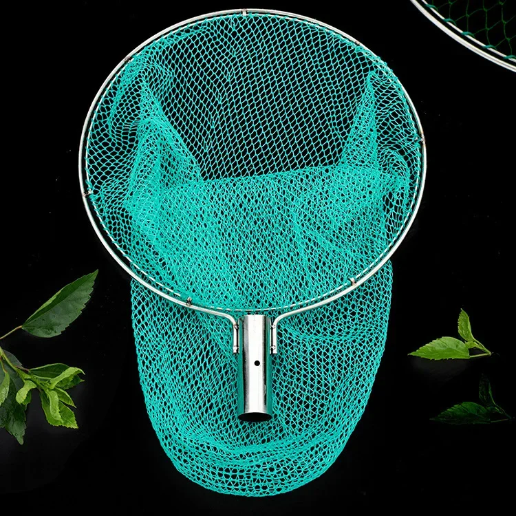 Red de aterrizaje de pesca Lawaia, cabeza de red de acero inoxidable, red de pesca de nailon multihebra, herramienta de pesca con mosca - imagen 3