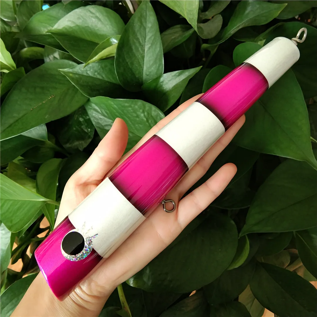 Señuelo de pesca flotante de madera, Popper Stickbait, medio pesado, Paulownia, Popping, Kingfish, BluefinTuna, 1 ud., 125g - imagen 5