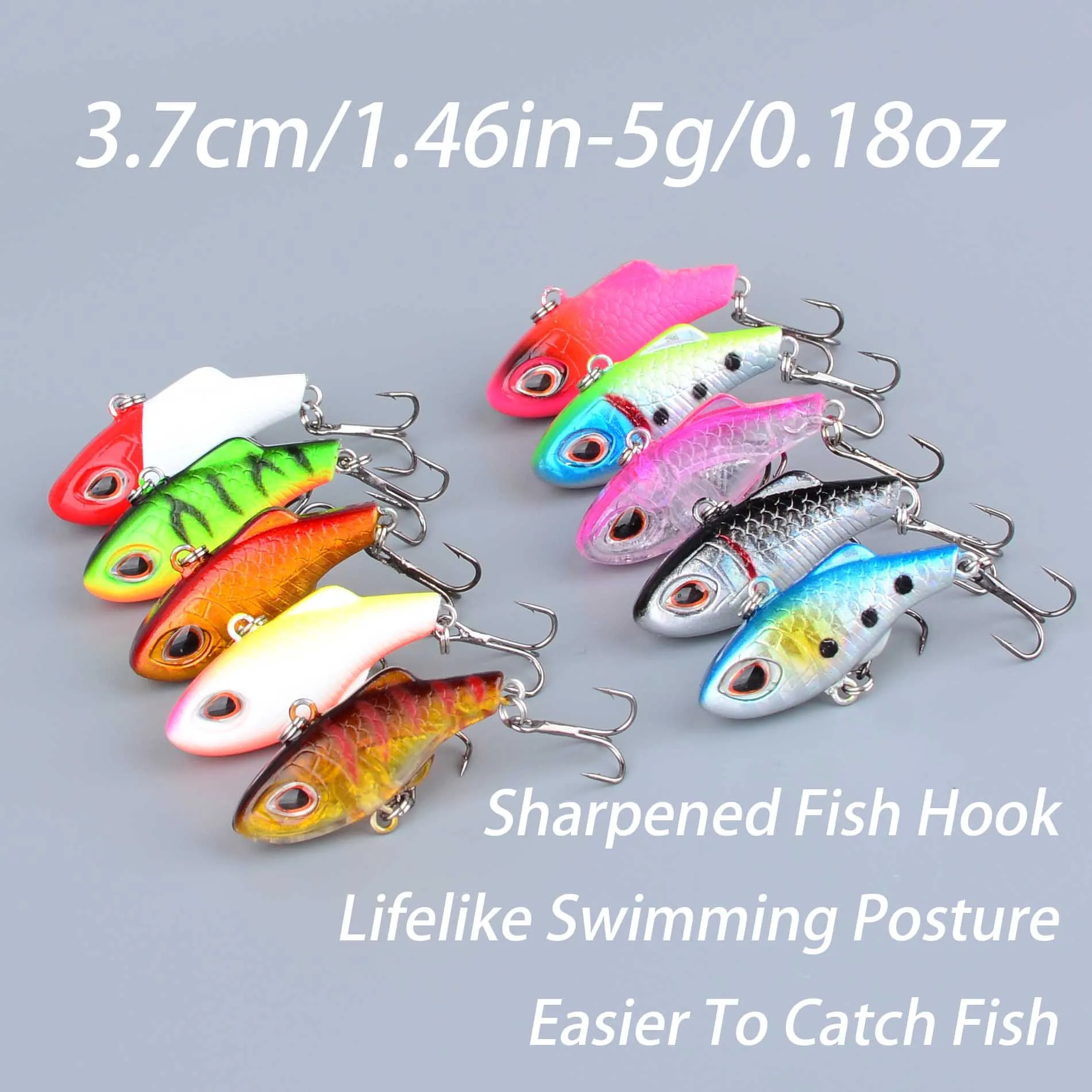 Crankbait Wobbler de invierno hundimiento rápido 3,7 cm 5 g - imagen 2