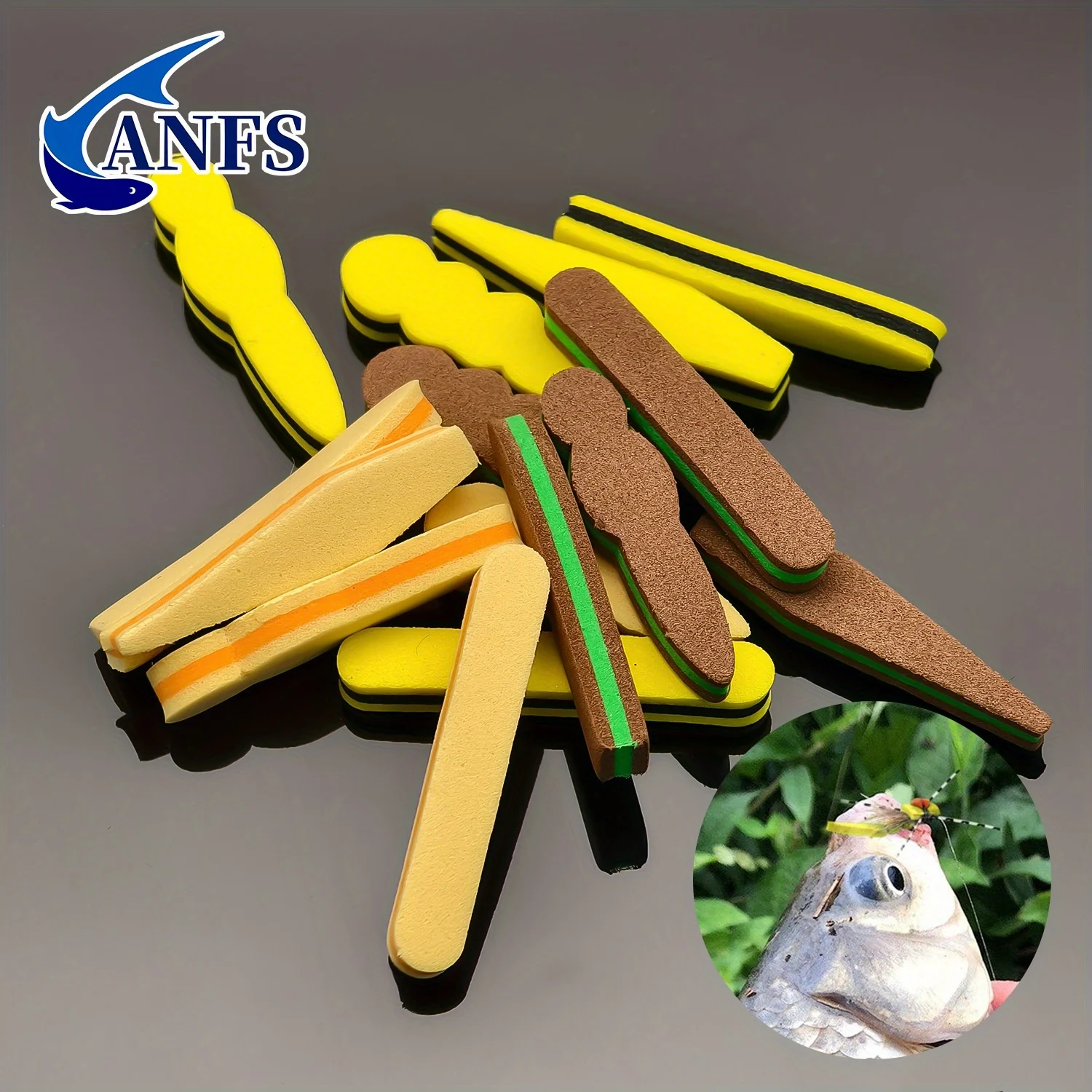 ANFS Cuerpos Espuma para Atar Moscas - imagen 4