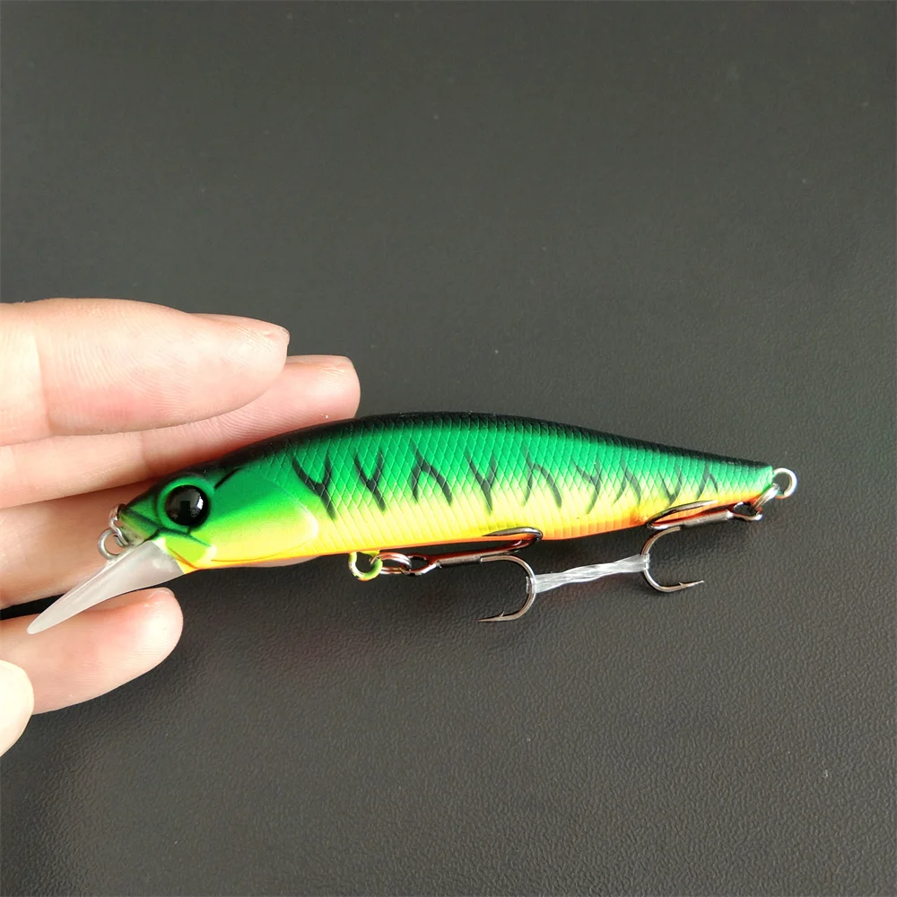 TSURINOYA-señuelo de pesca Jerkbait, 10 piezas, 77SP, DW101, 77mm, 8,5g, 0,7-0,9 m, cebo duro Artificial para Lucio - imagen 5