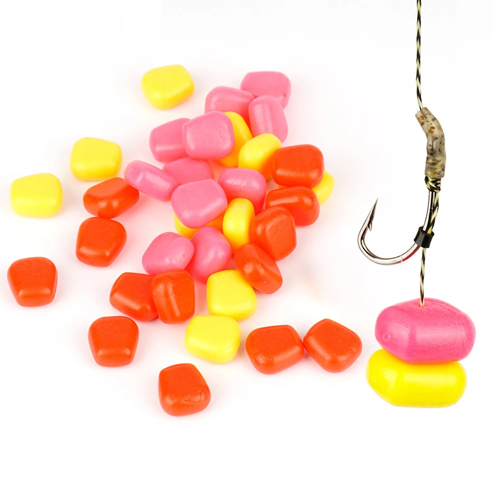 Hirisi 30 Uds. Cebos de carpa de maíz artificiales emergentes, señuelos flotantes que se hunden para alimentador de métodos, bolsa de PVA y aparejo para el cabello, pesca de carpa - imagen 4