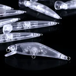 Señuelos Minnow sin pintar – Cuerpo duro transparente para aerógrafo